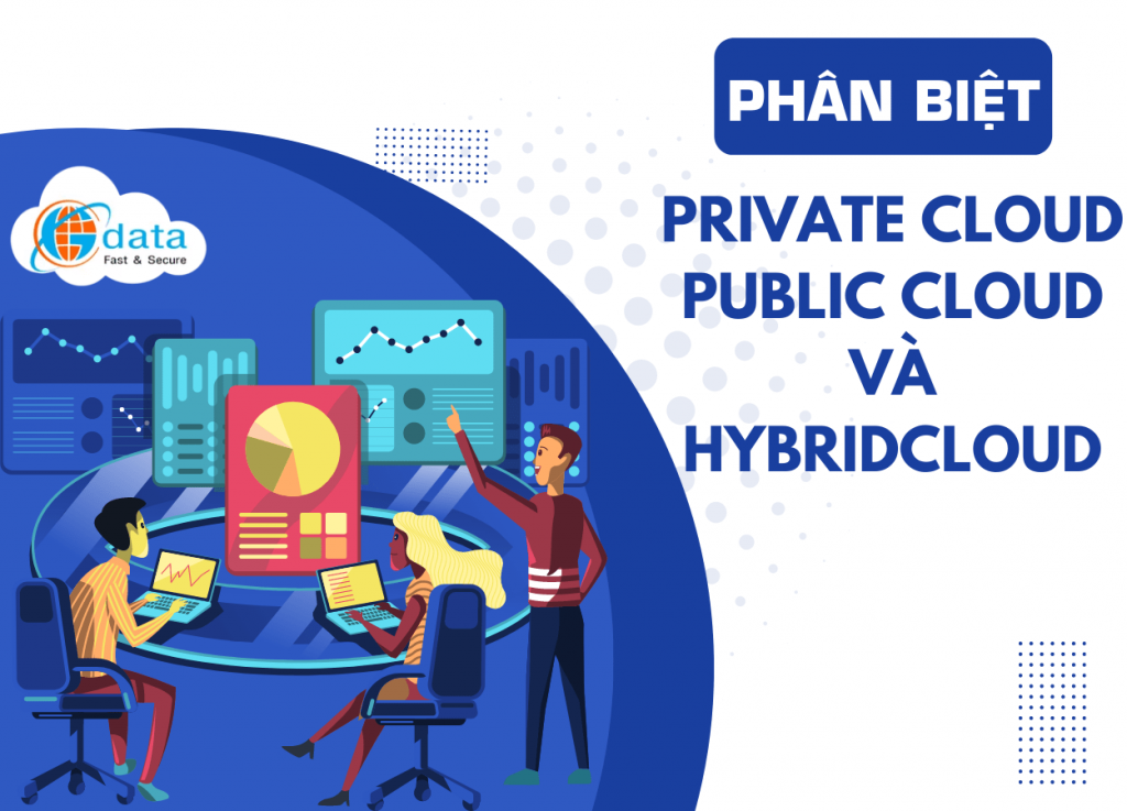 So sánh phân biệt các mô hình Private Cloud, Public Cloud và Hybrid Cloud
